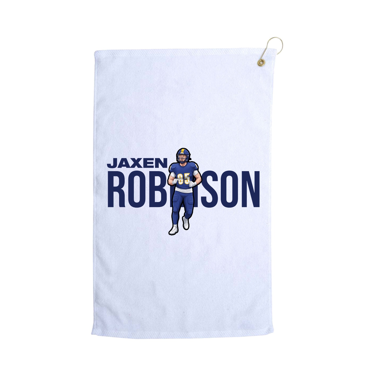 Golf Towel — Player Name in White