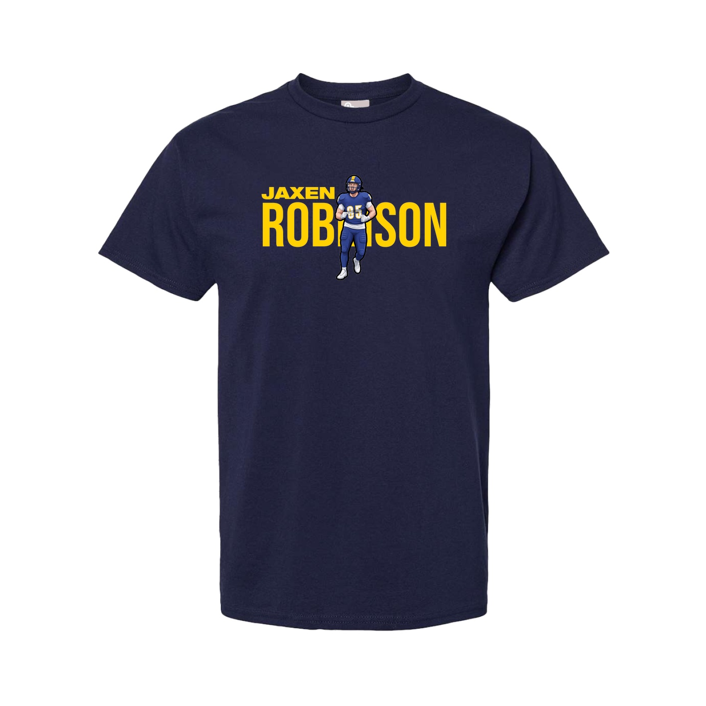 Youth Tee — Player Name in Navy