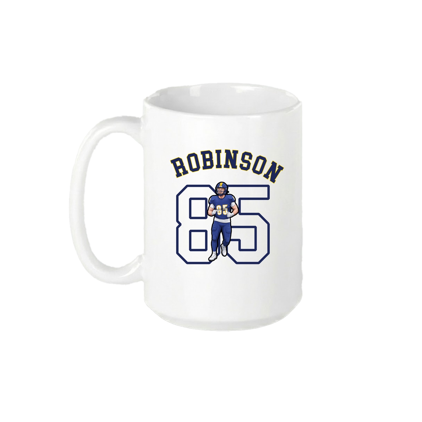 15oz Coffee Mug — Shirsey Arch in White