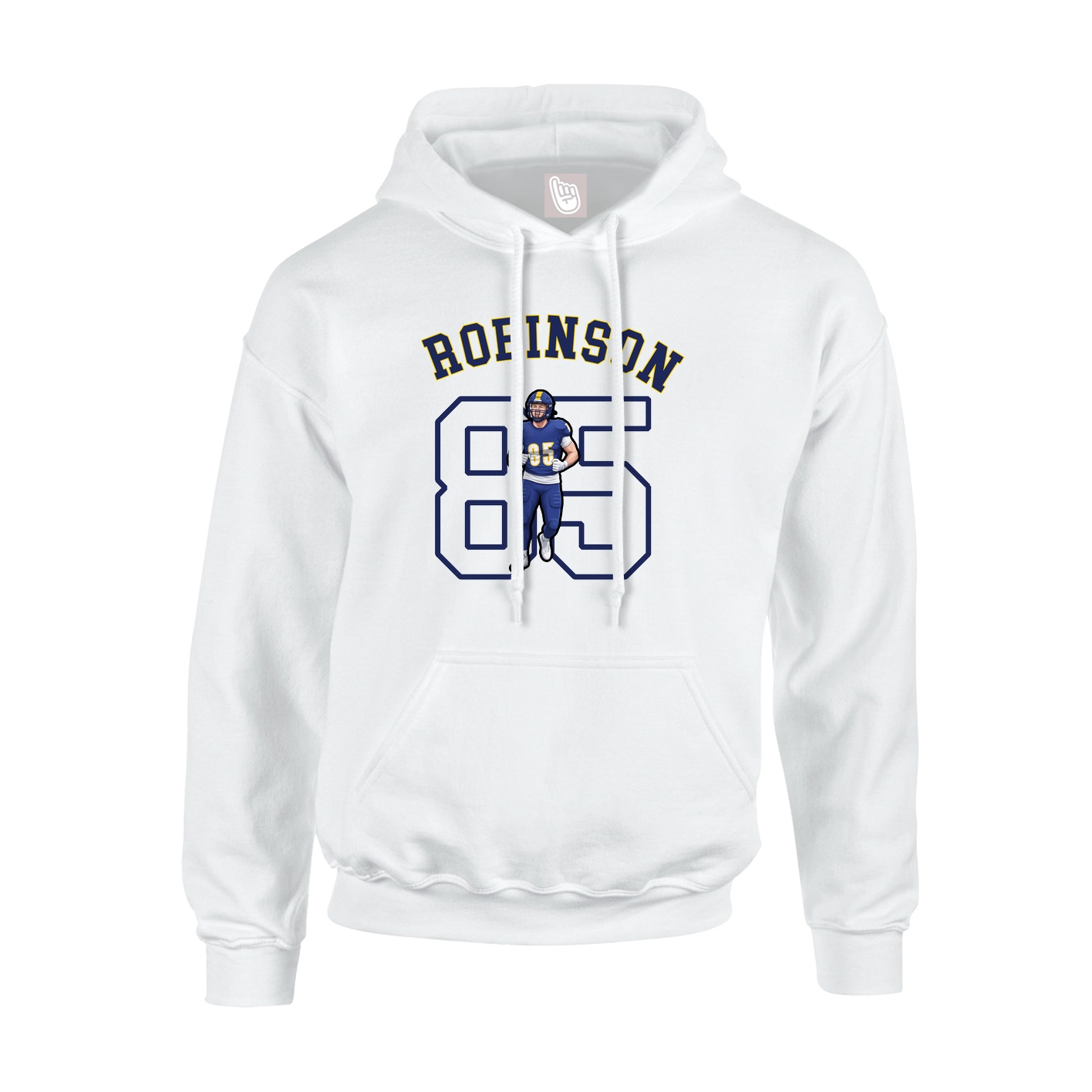 Youth Hoodie — Shirsey Arch in White