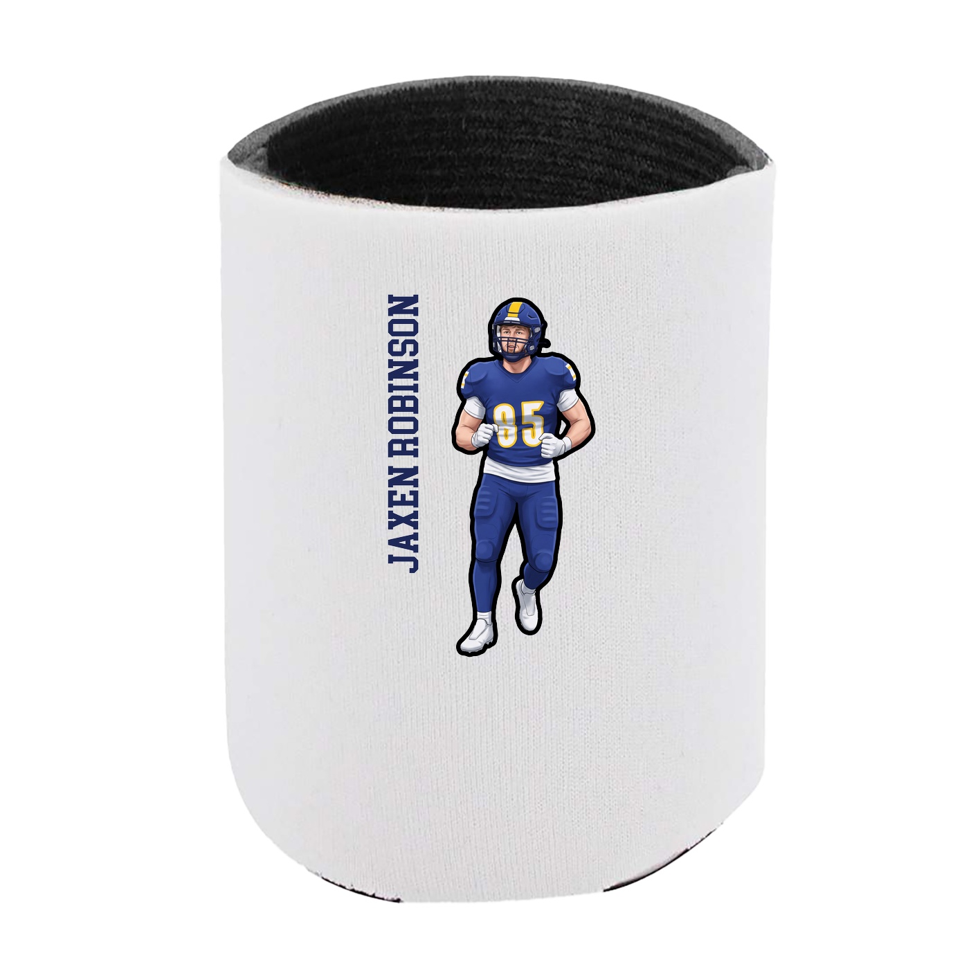 Can Holder — Name Vertical in White
