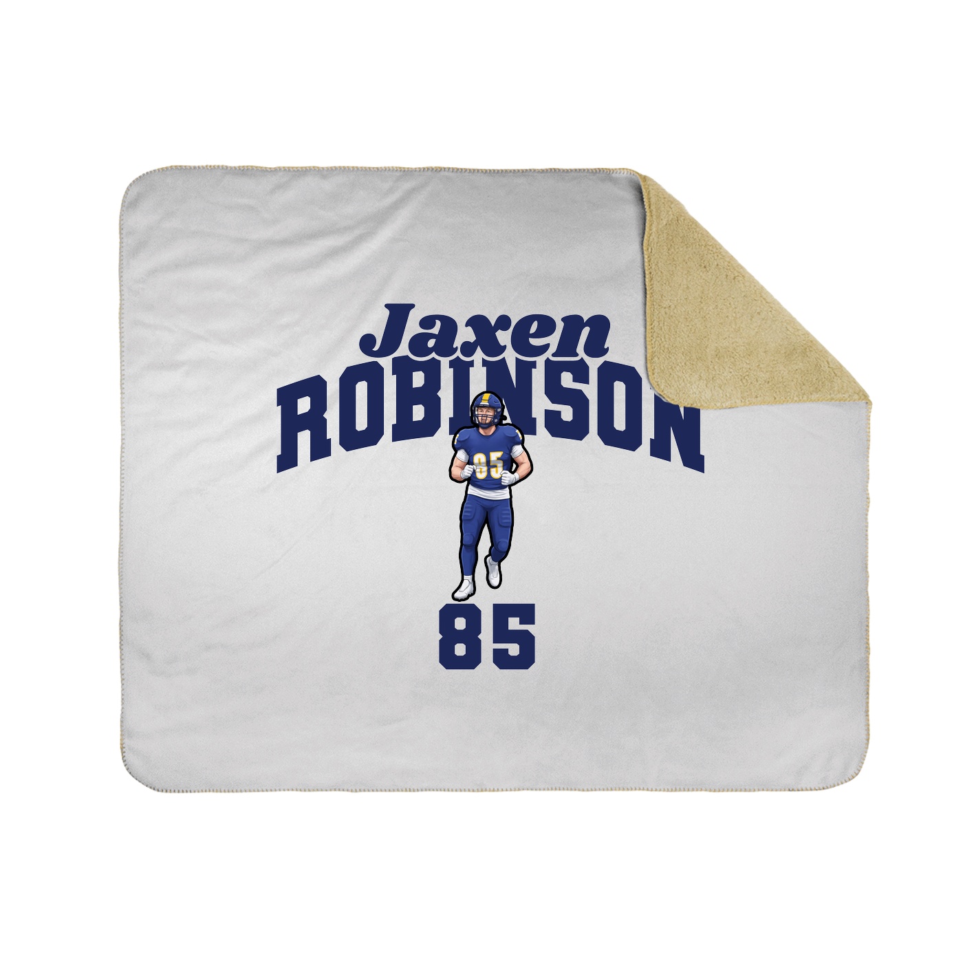 Throw Blanket — Signature Arch in White