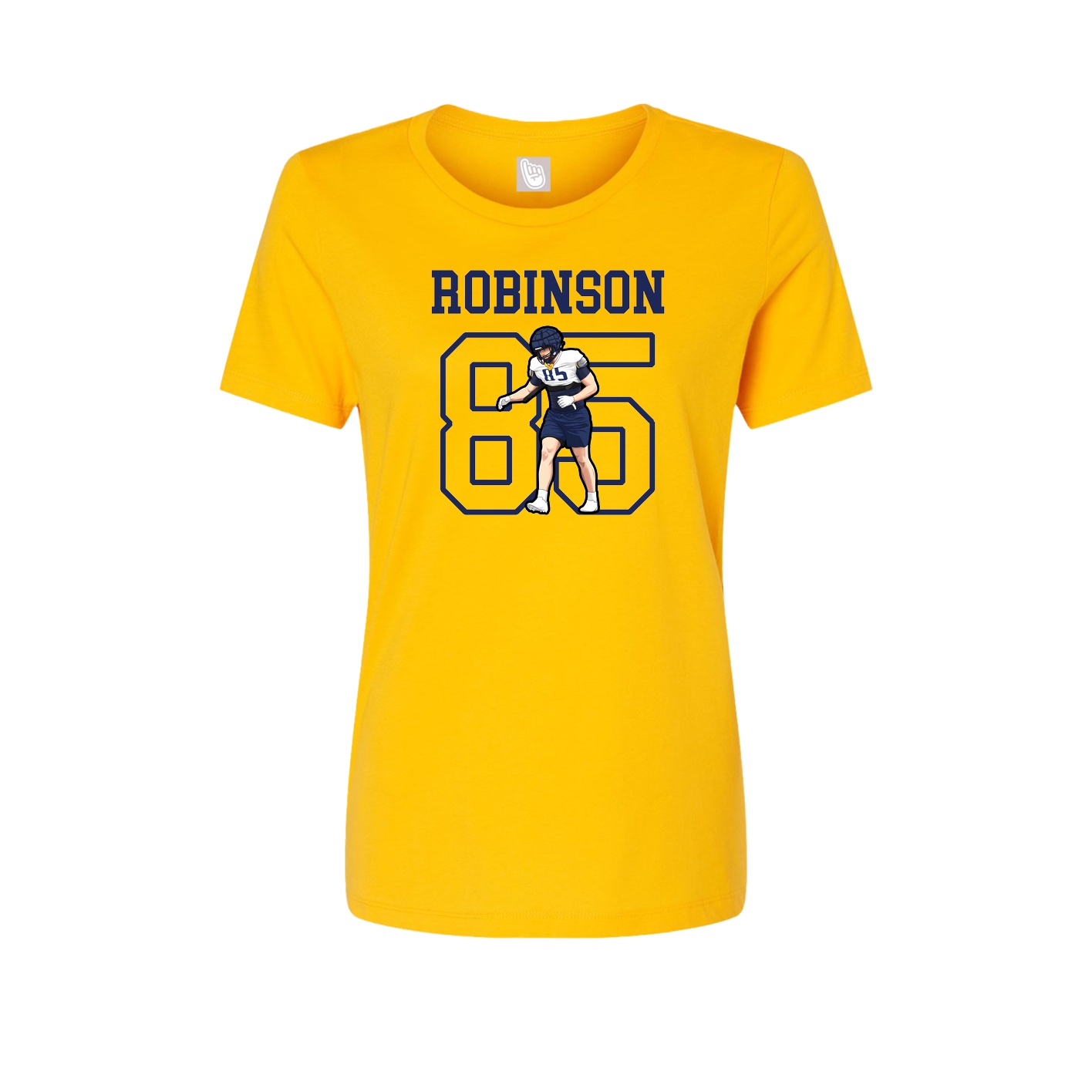 Fitted Women's Tee — Shirsey in Gold