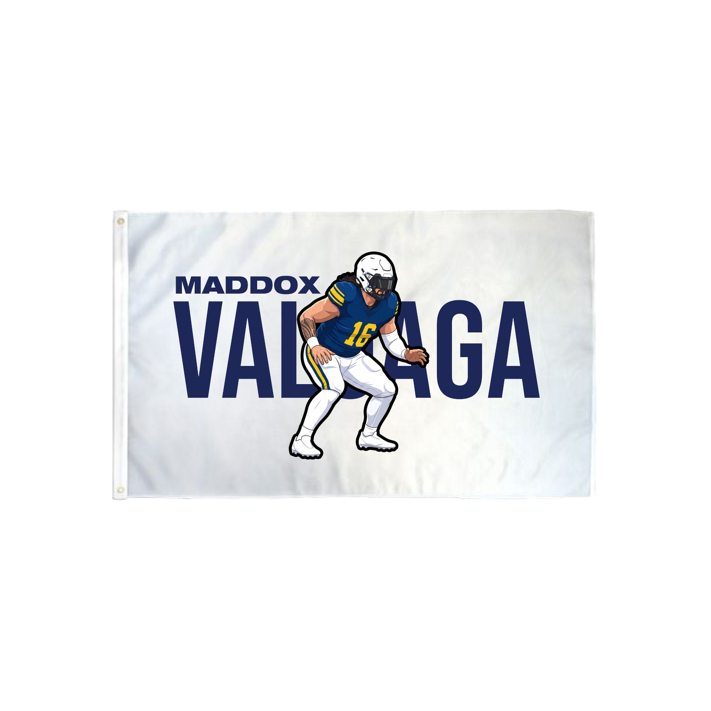 3x5 Flag — Player Name in Classic
