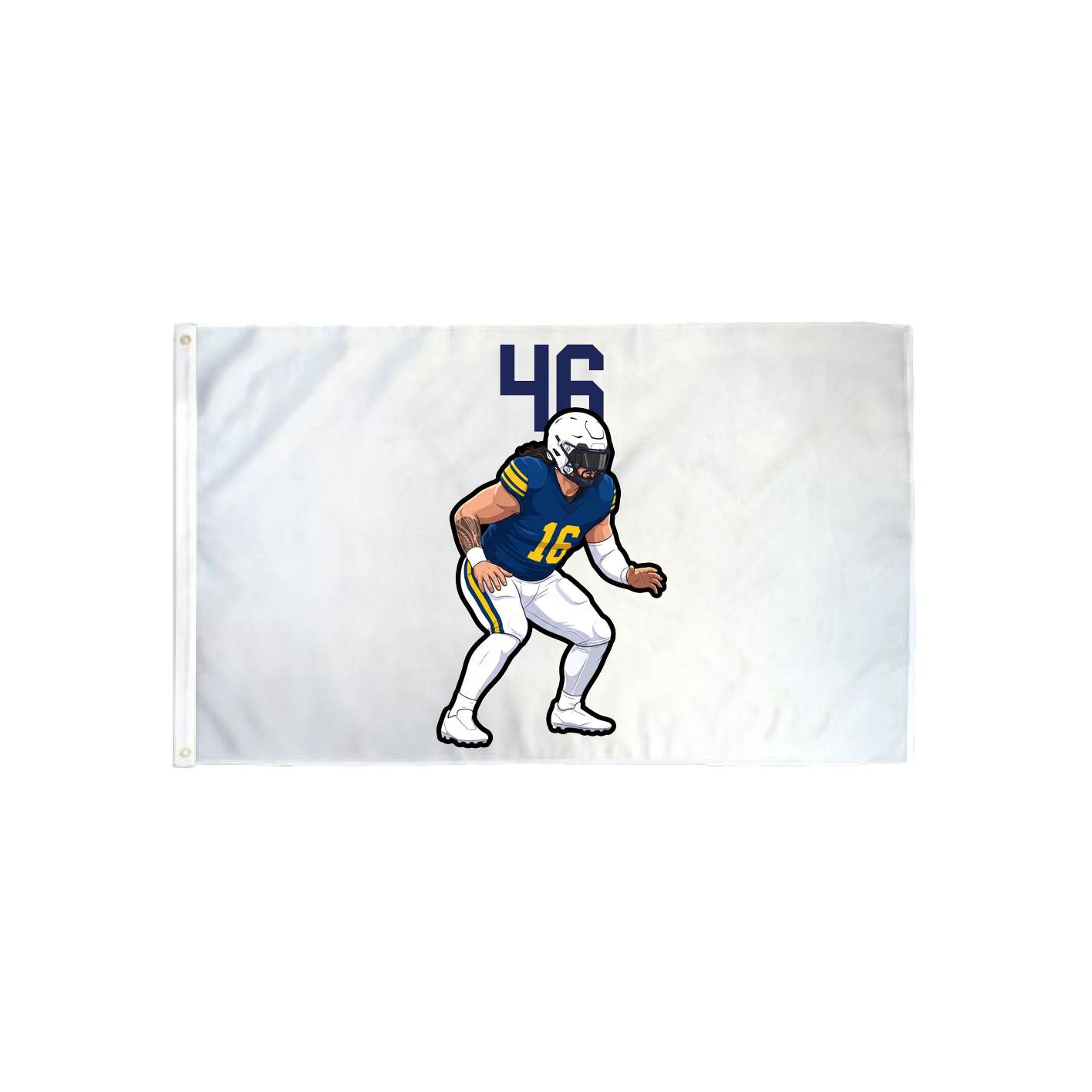 3x5 Flag — Number Top in Classic