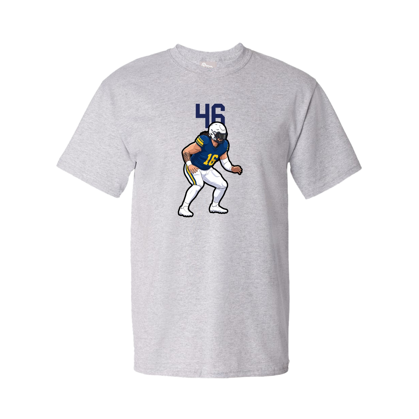 Tee — Number Top in Grey