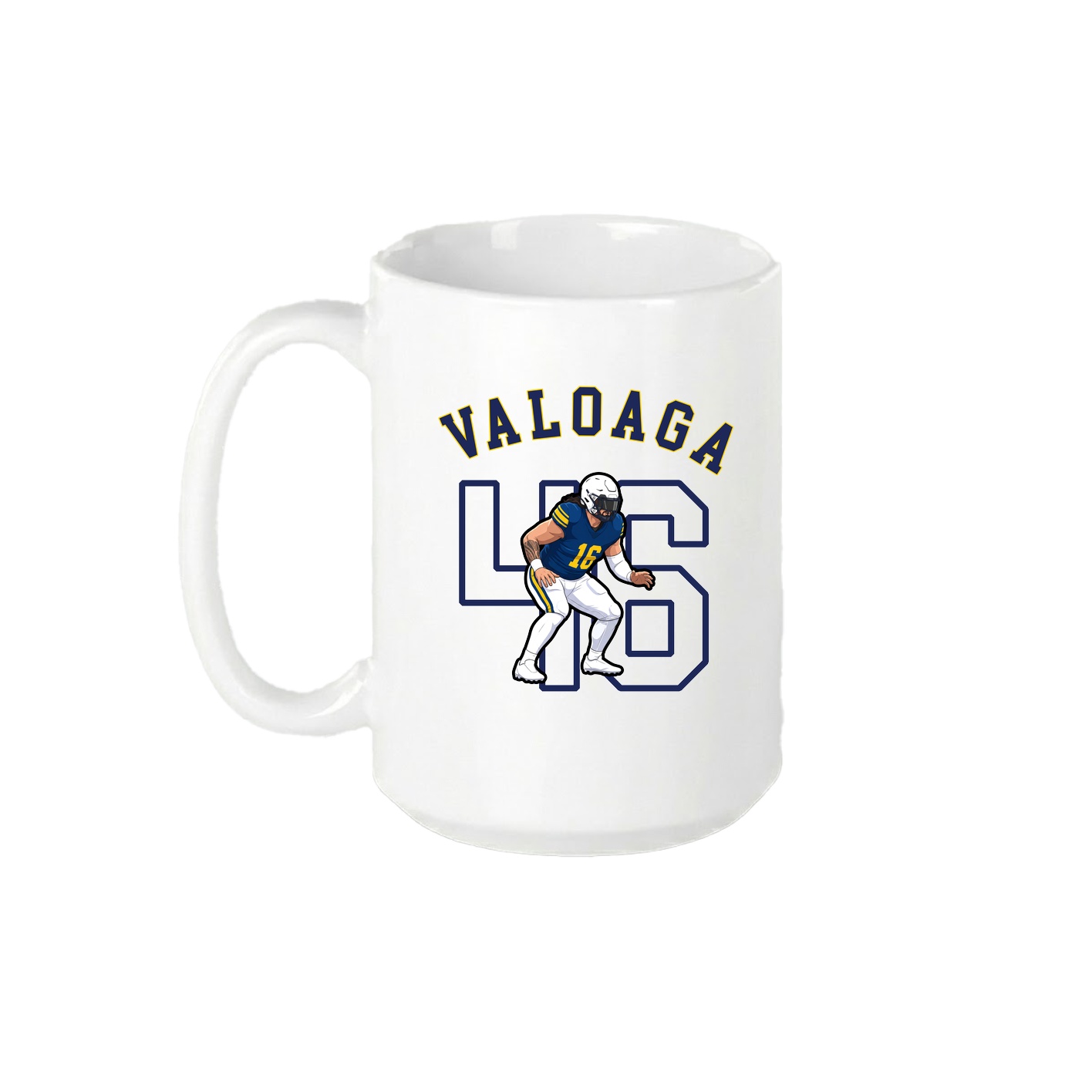15oz Coffee Mug — Shirsey Arch in White