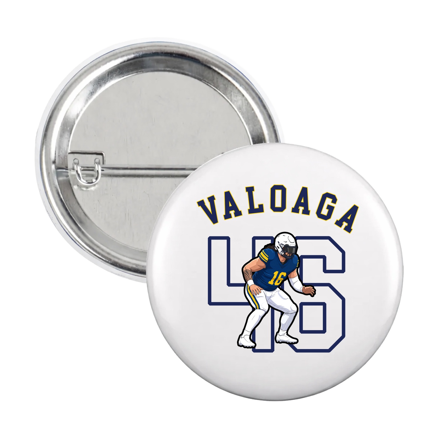 Game Day Button — Shirsey Arch in White