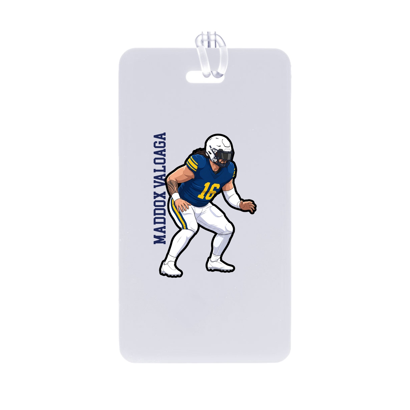 Bag Tag — Name Vertical in Classic