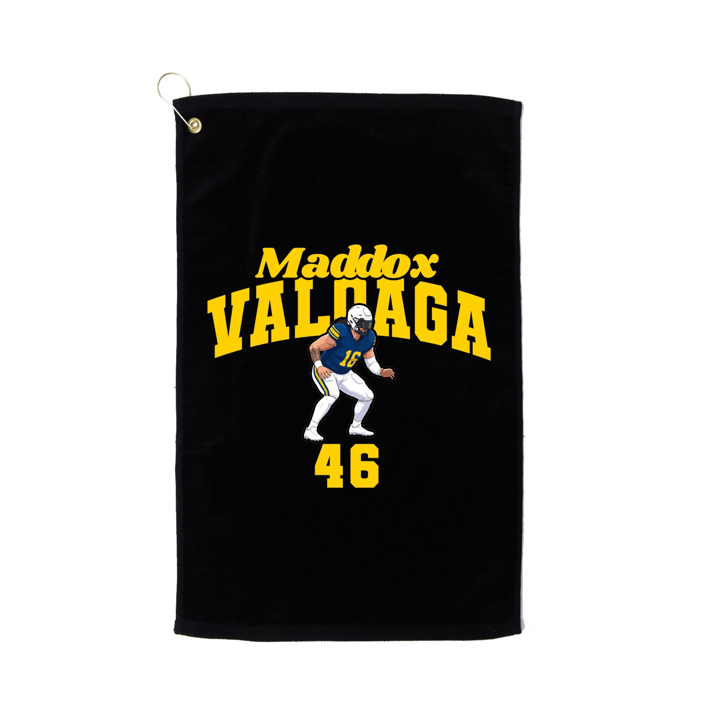 Golf Towel — Signature Arch in Black
