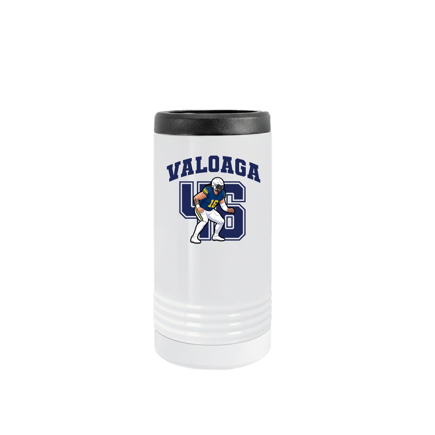 Slim Beverage Holder — Number in White