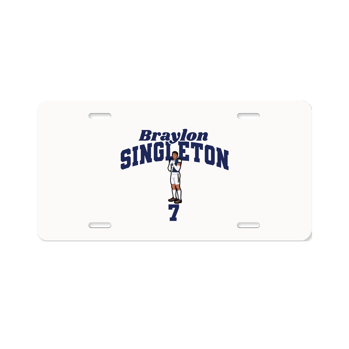 License Plate — Signature Arch in Classic