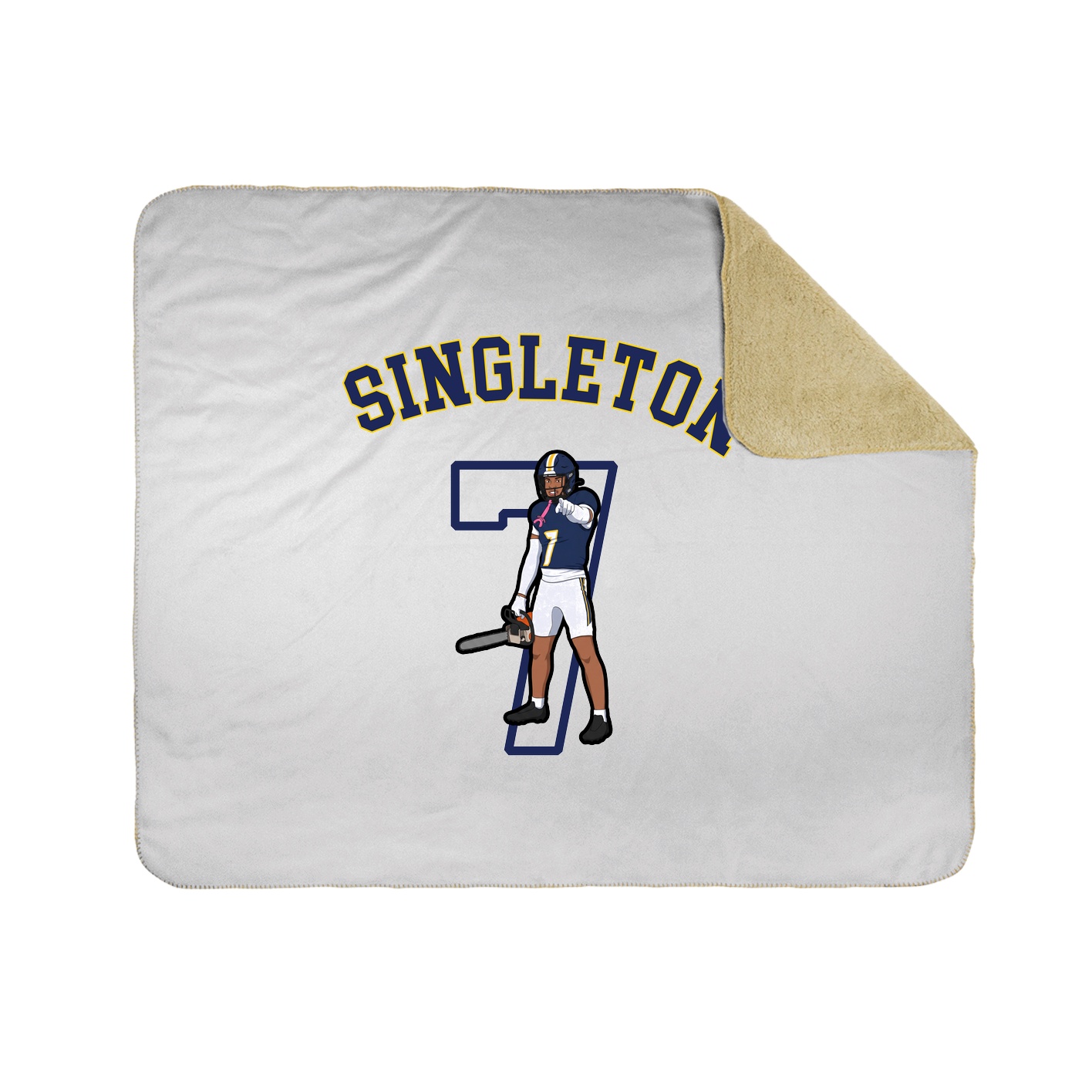Throw Blanket — Shirsey Arch in White