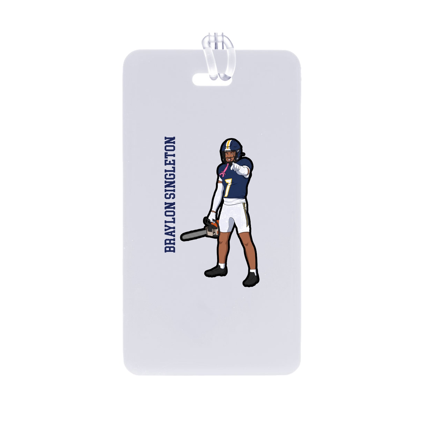 Bag Tag — Name Vertical in Classic