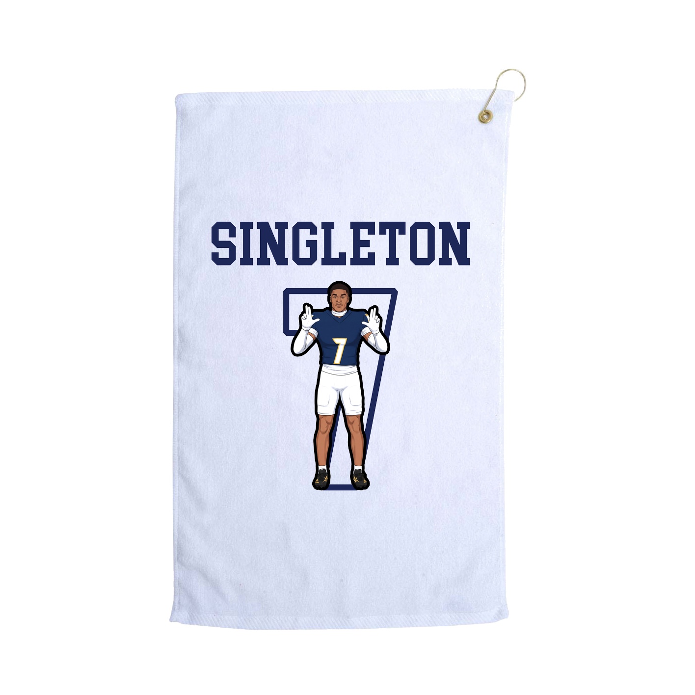 Golf Towel — Shirsey in White