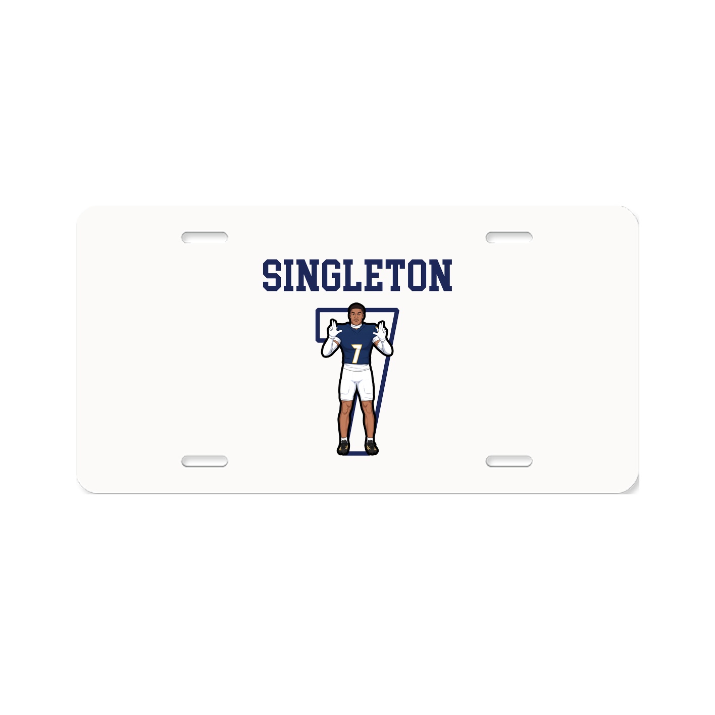 License Plate — Shirsey in Classic