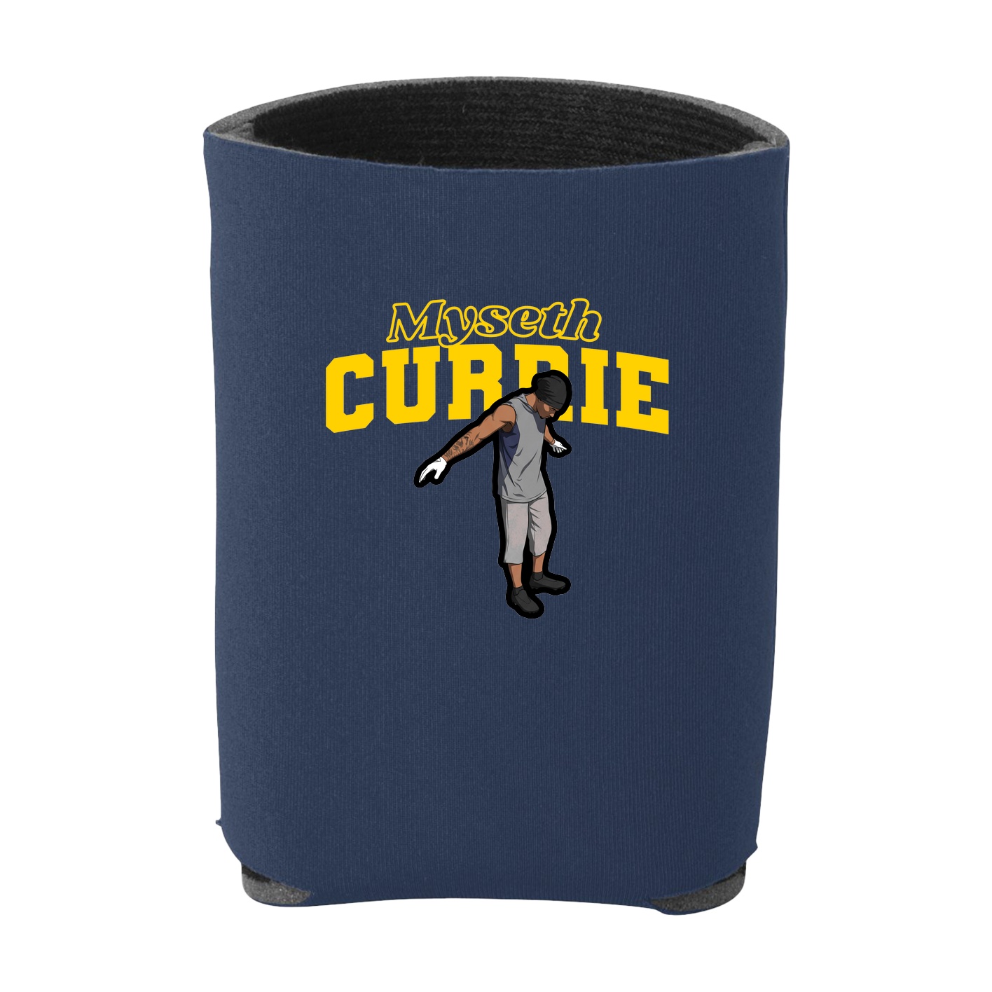 Can Holder — Name Arch in Navy