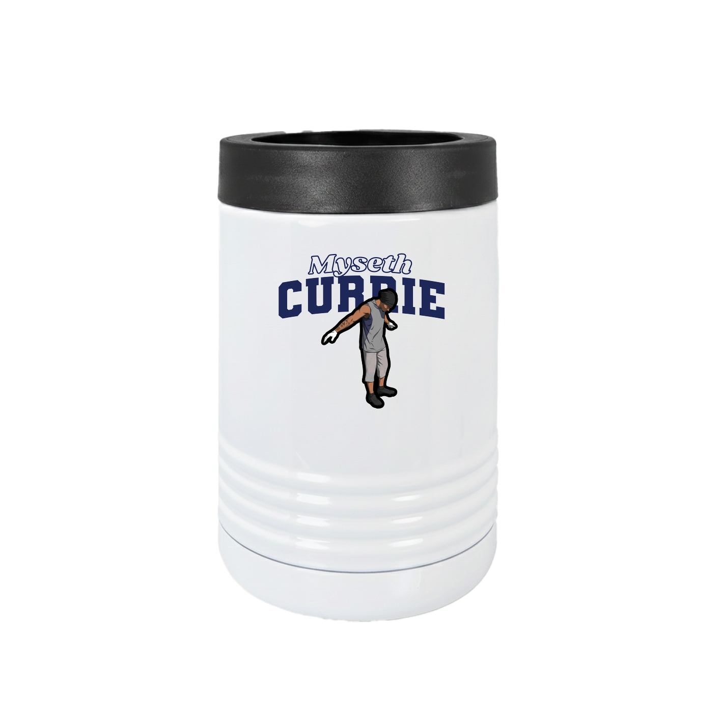 Beverage Holder — Name Arch in White