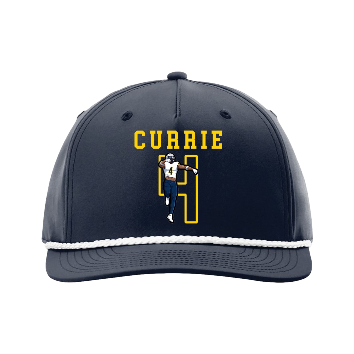 Five-Panel Classic Rope Cap — Shirsey in Navy