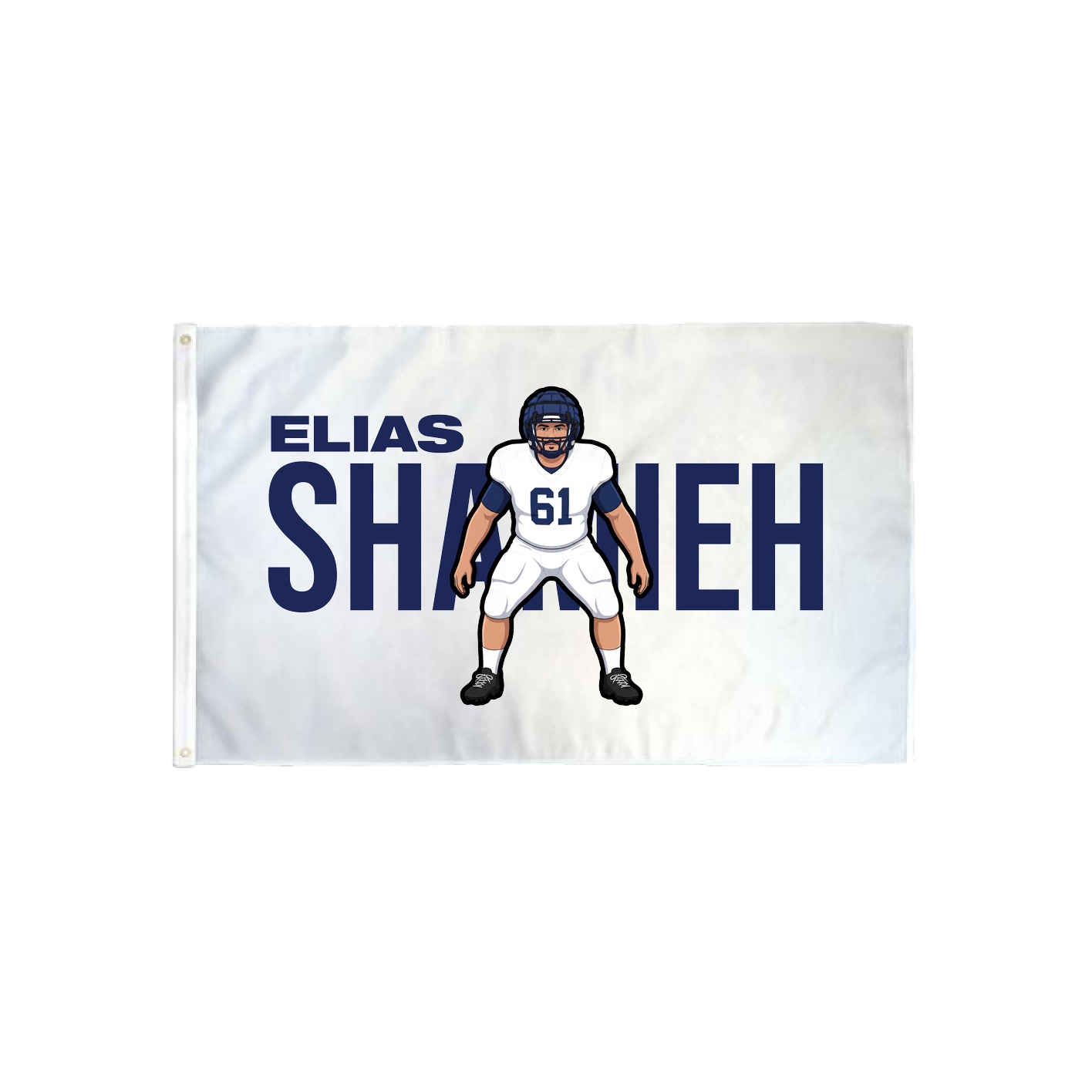 3x5 Flag — Player Name in Classic