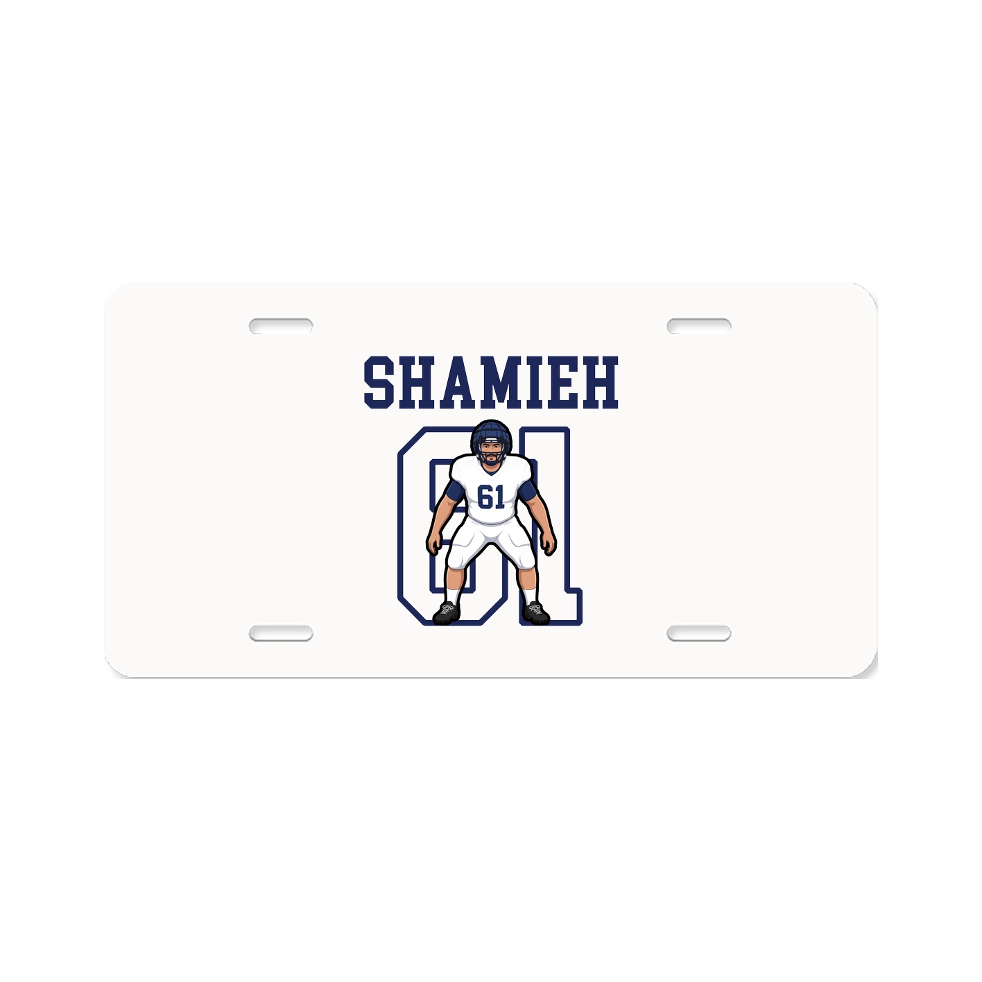 License Plate — Shirsey in Classic
