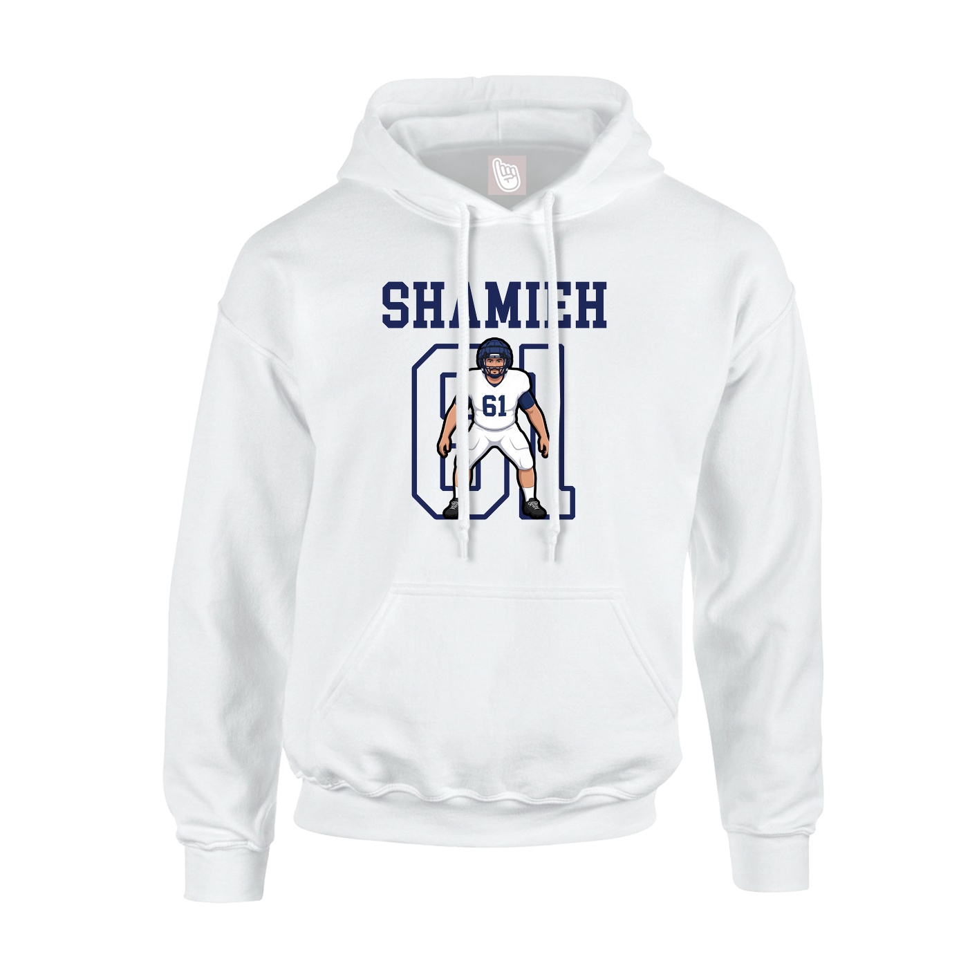 Youth Hoodie — Shirsey in White