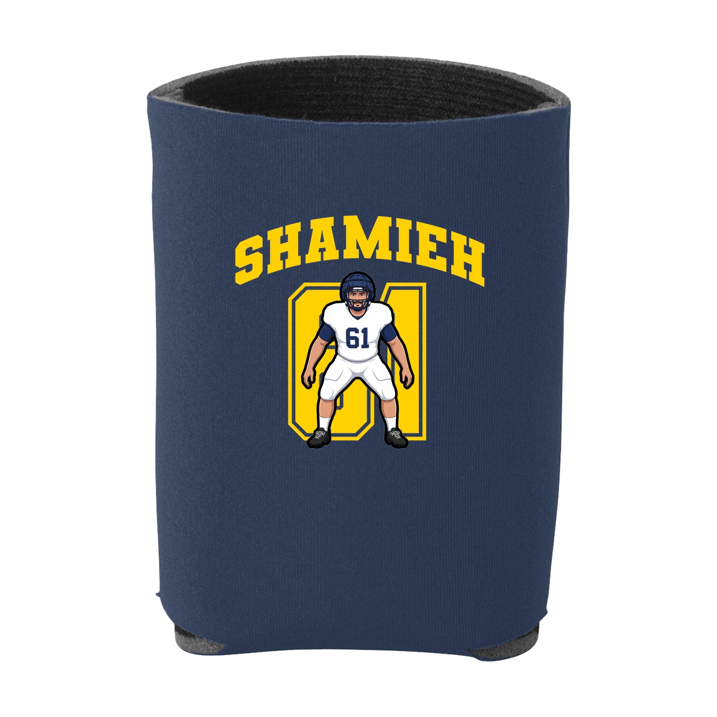 Can Holder — Number in Navy