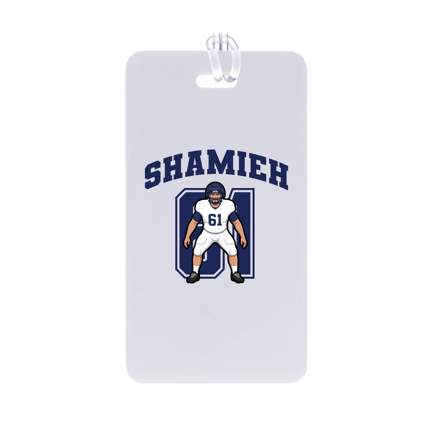 Bag Tag — Number in Classic