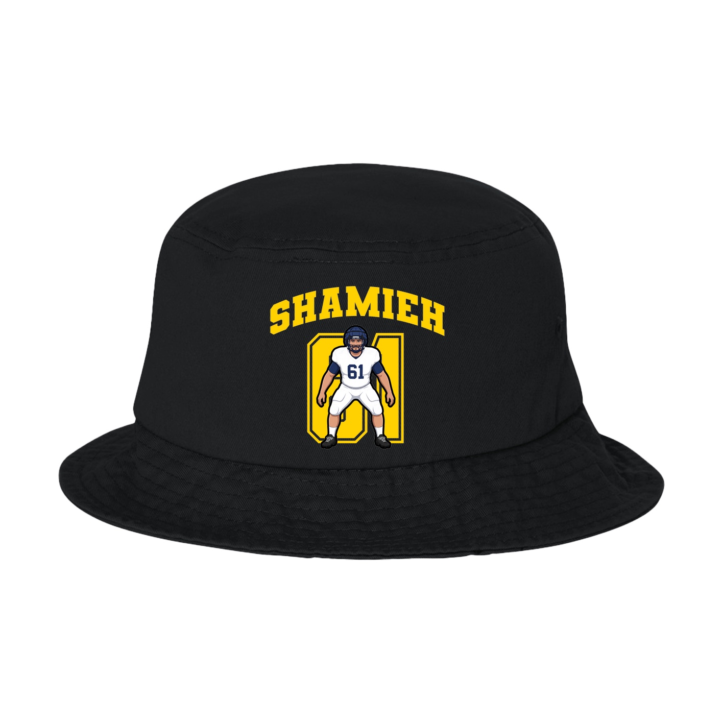 Bucket Cap — Number in Black