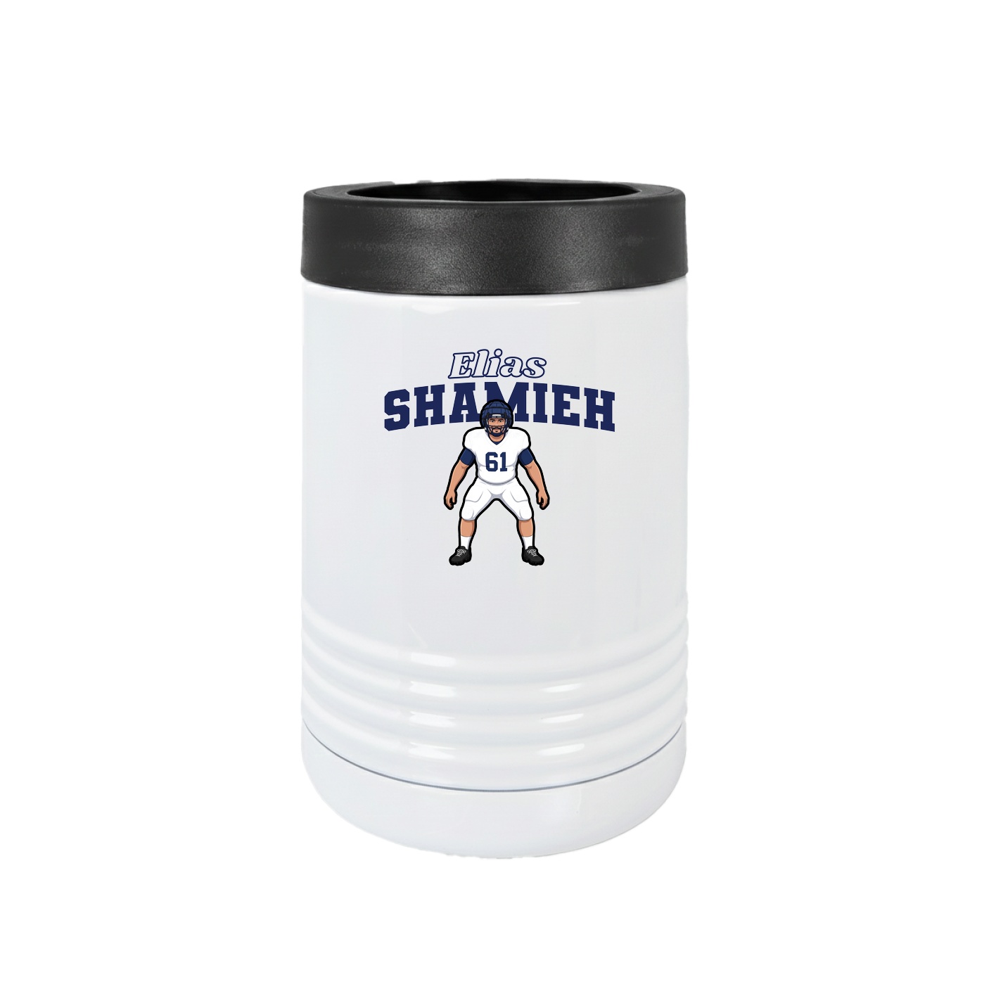 Beverage Holder — Name Arch in White