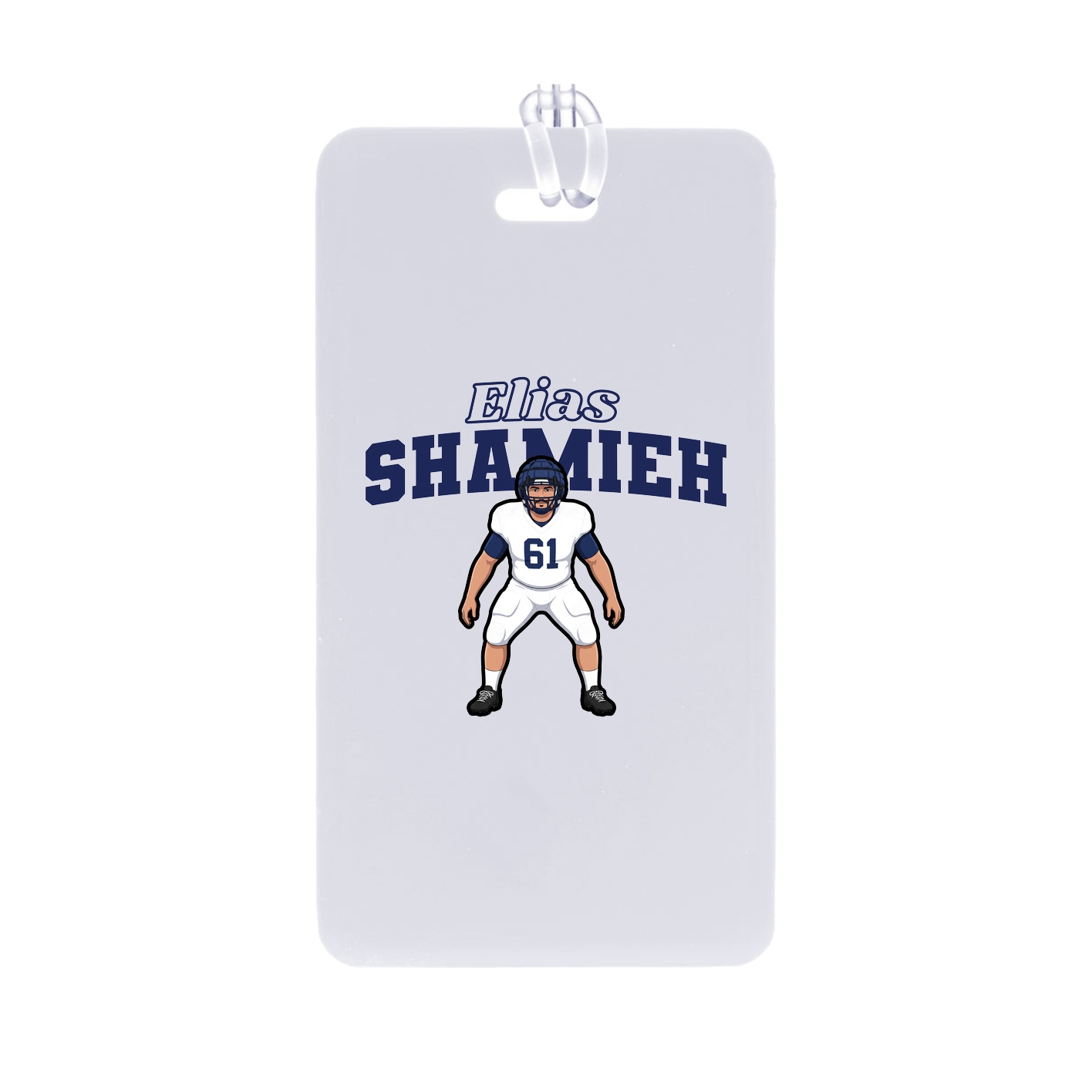Bag Tag — Name Arch in Classic