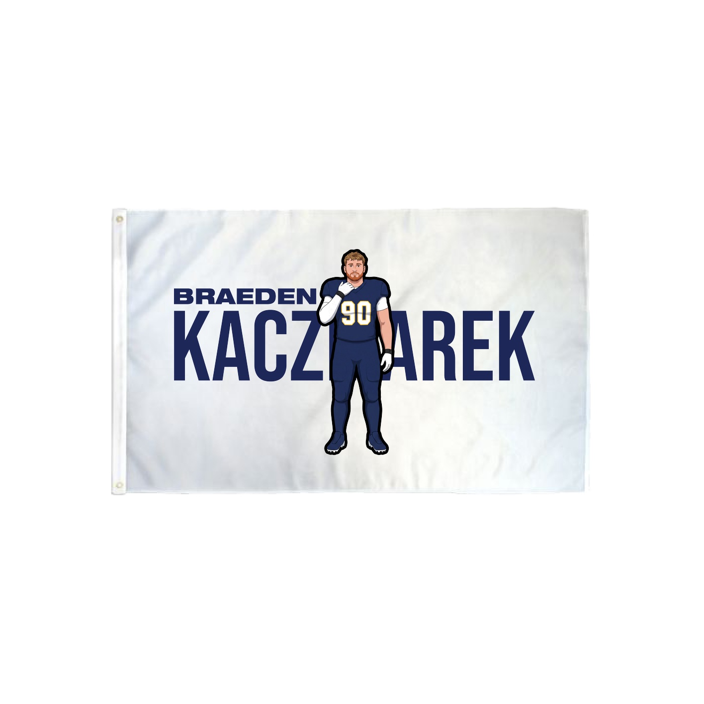 3x5 Flag — Player Name in Classic