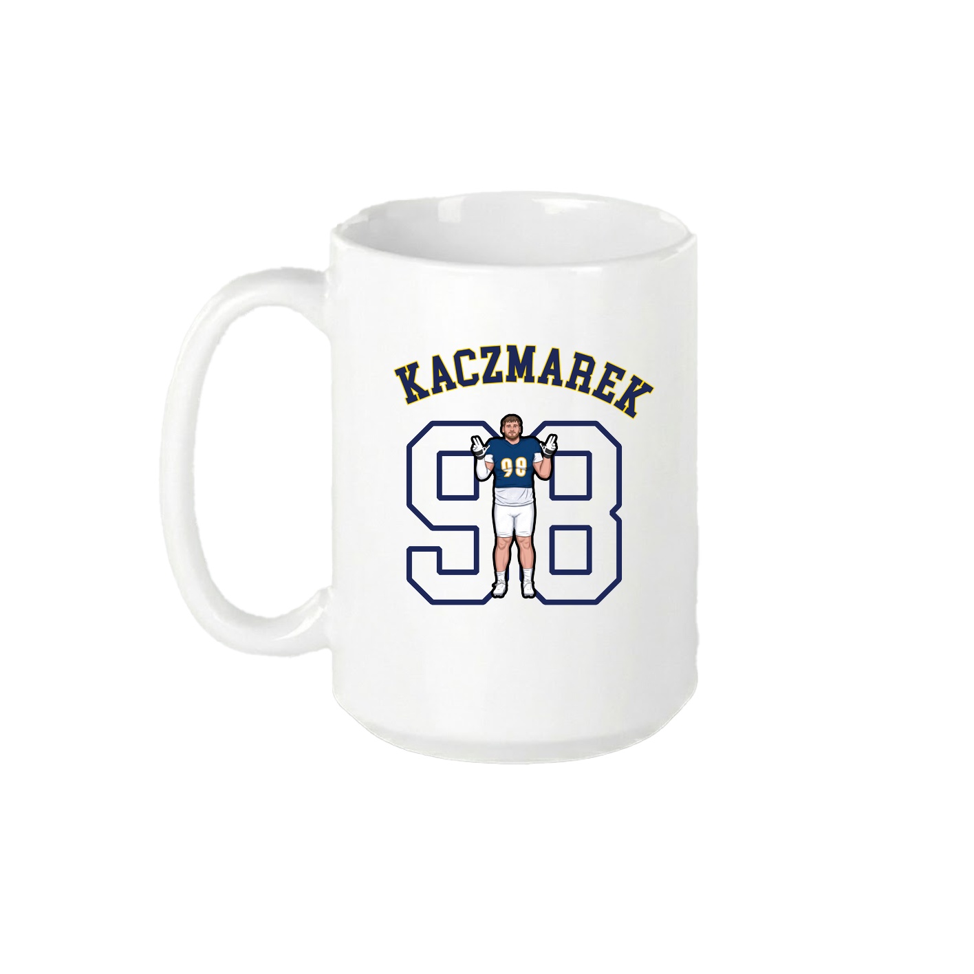 15oz Coffee Mug — Shirsey Arch in White