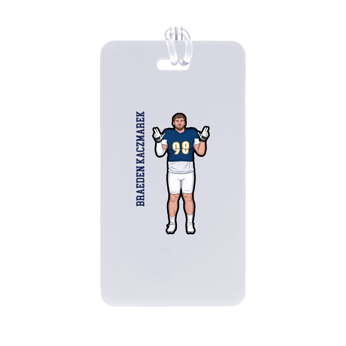 Bag Tag — Name Vertical in Classic