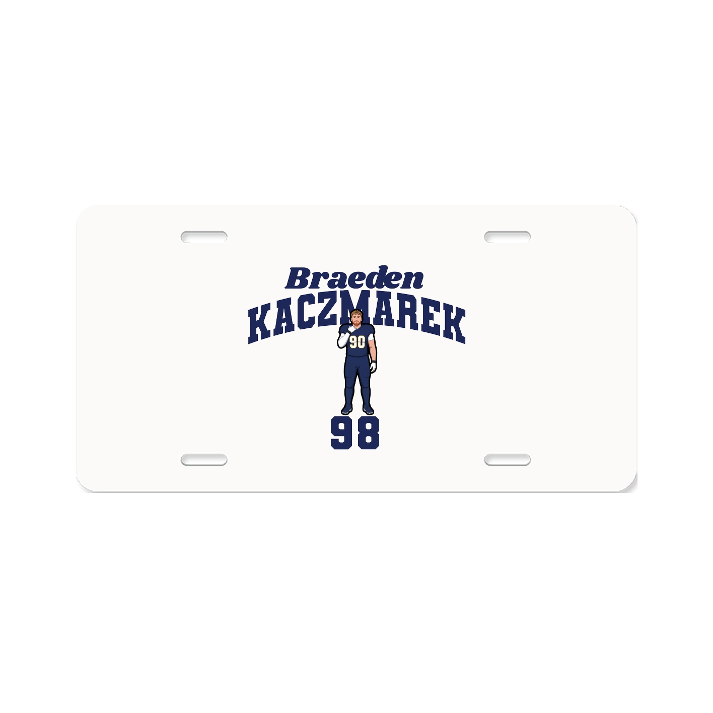 License Plate — Signature Arch in Classic