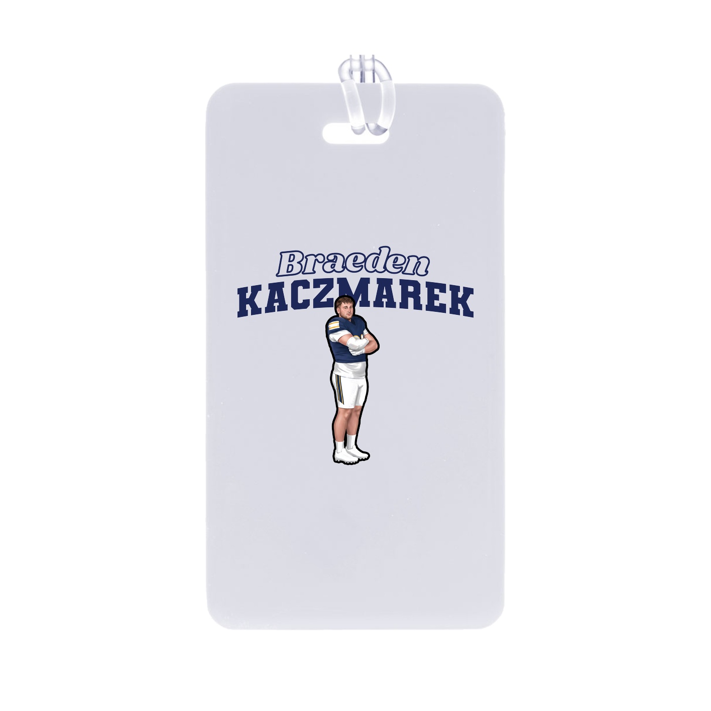 Bag Tag — Name Arch in Classic