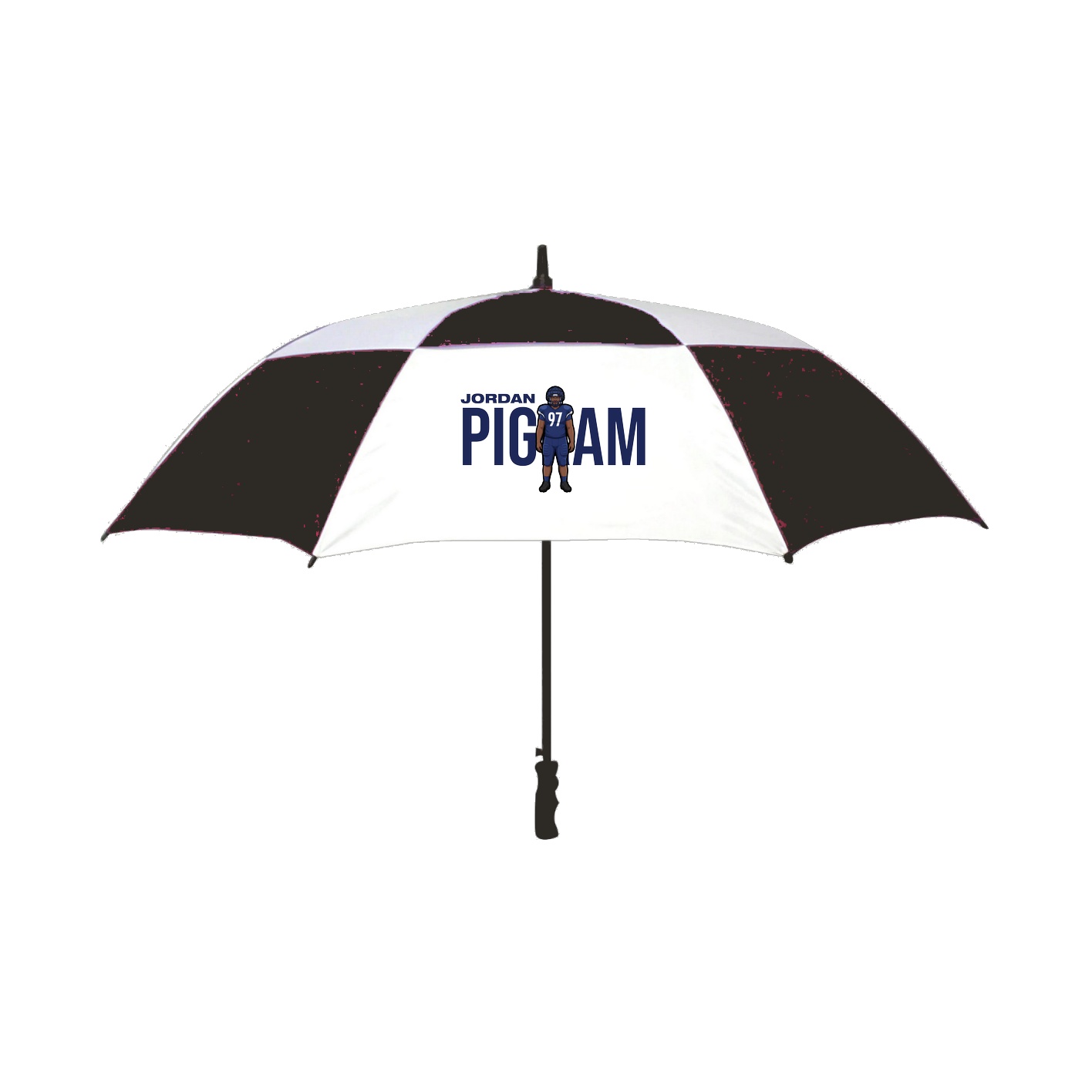 Golf Umbrella — Player Name in Black