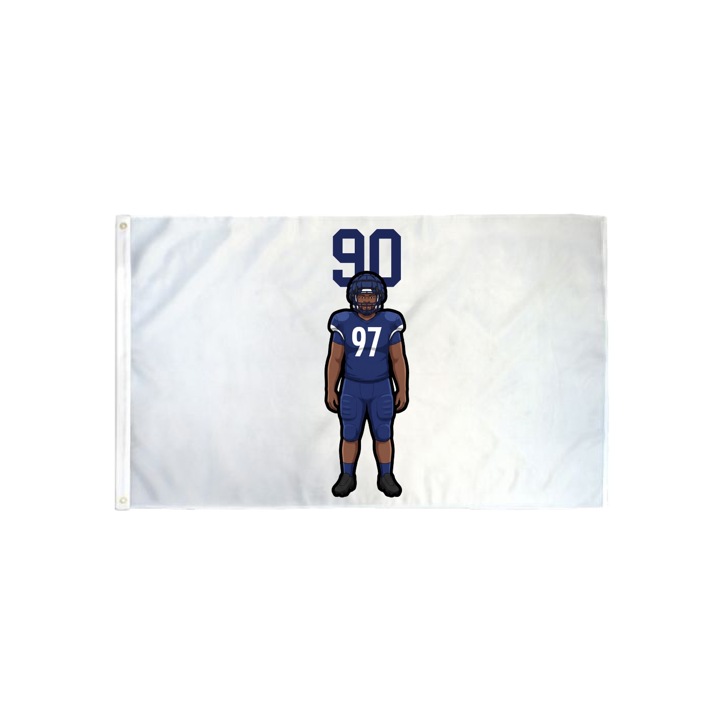 3x5 Flag — Number Top in Classic