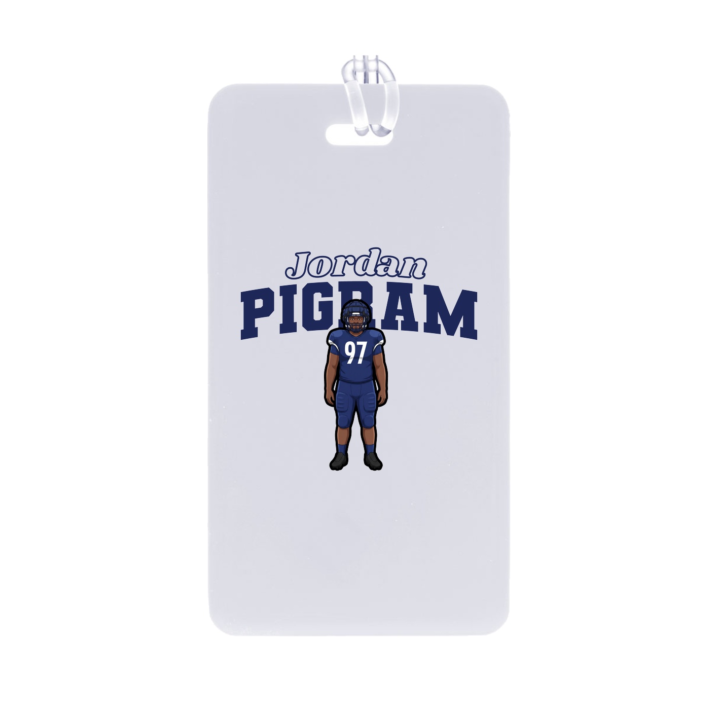 Bag Tag — Name Arch in Classic