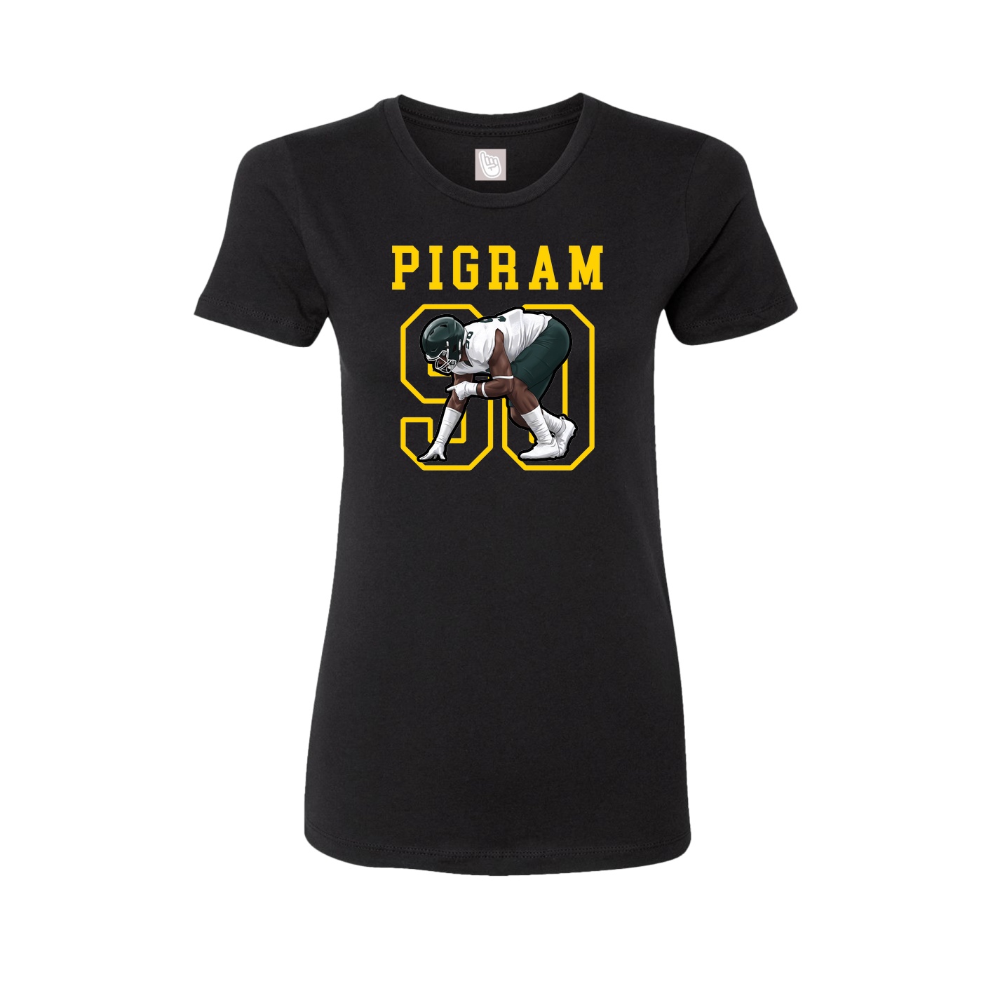 Fitted Women's Tee — Shirsey in Black