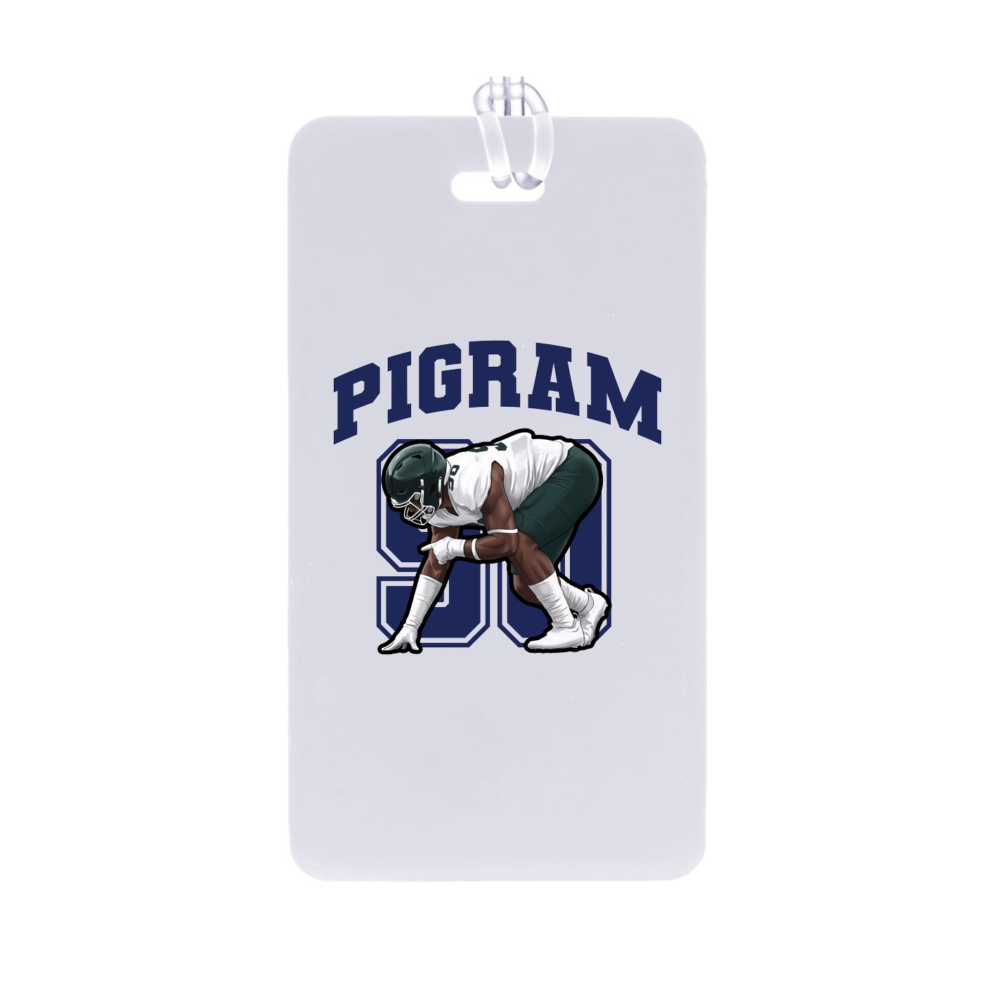 Bag Tag — Number in Classic