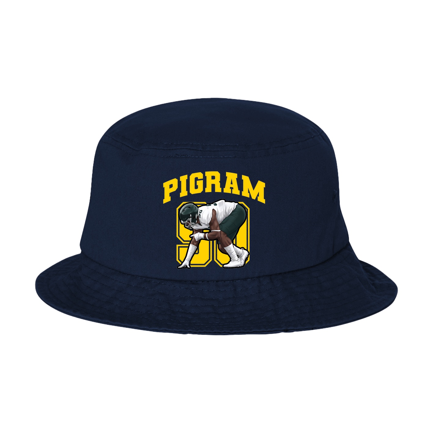 Bucket Cap — Number in Navy