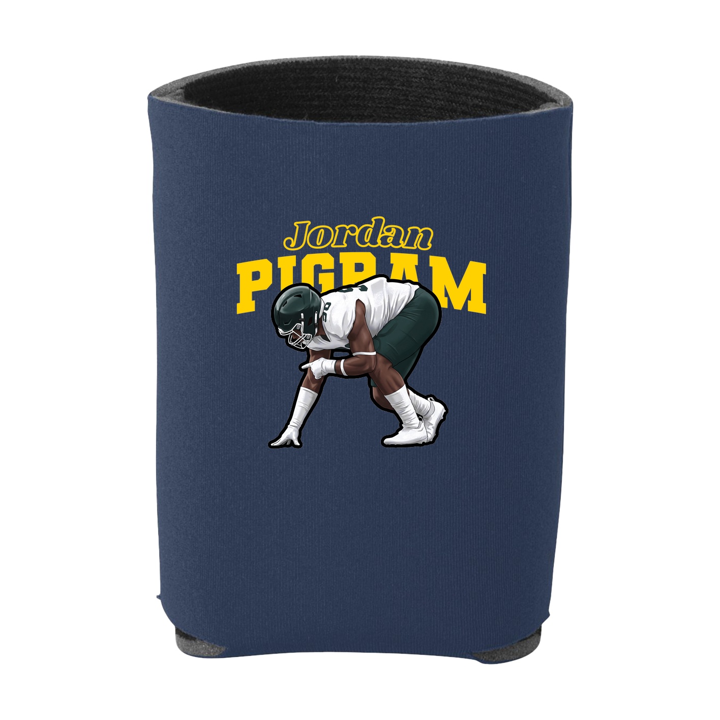 Can Holder — Name Arch in Navy