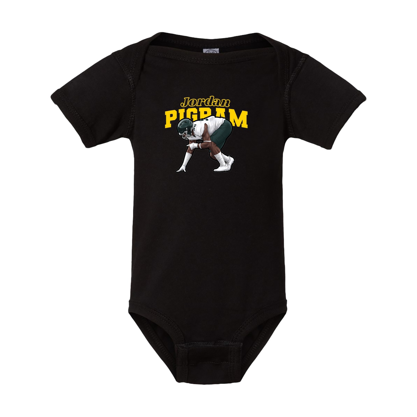 Baby Onesie — Name Arch in Black