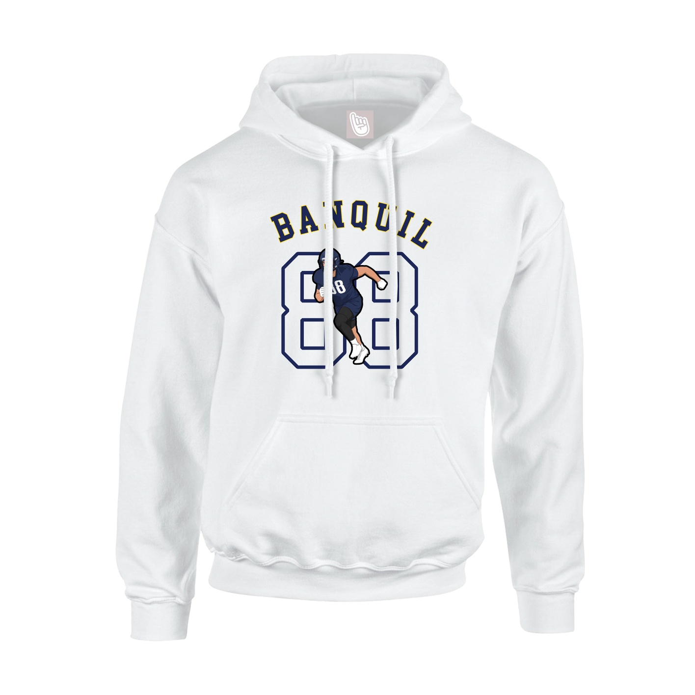 Hoodie — Shirsey Arch in White