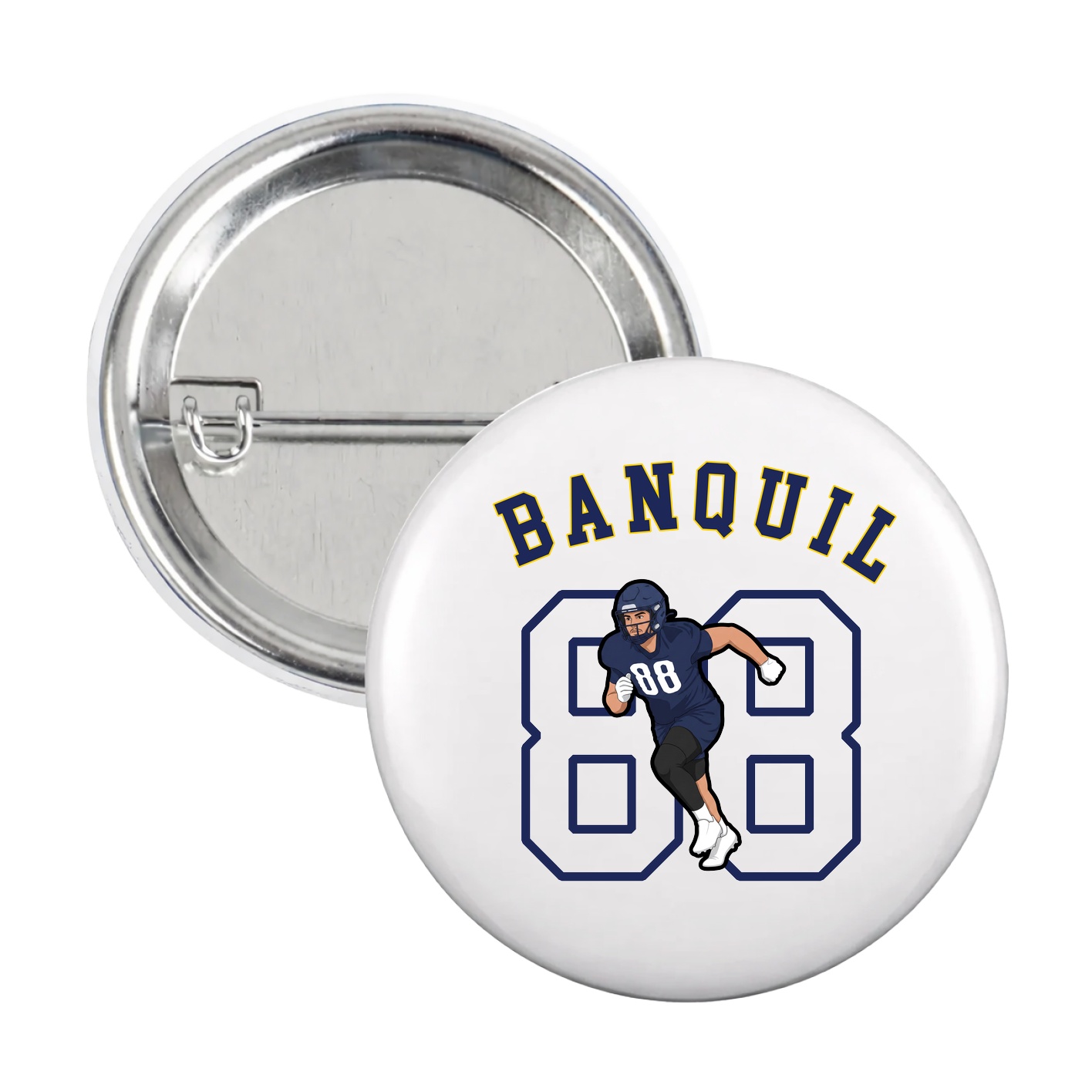 Game Day Button — Shirsey Arch in White