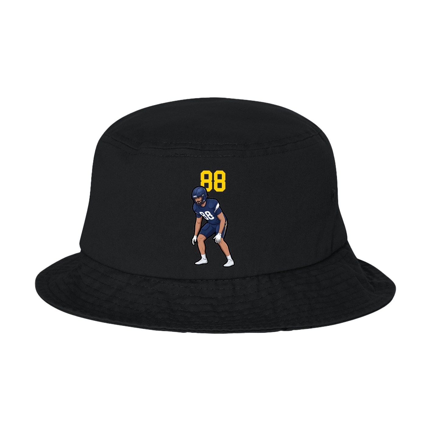 Bucket Cap — Number Top in Black