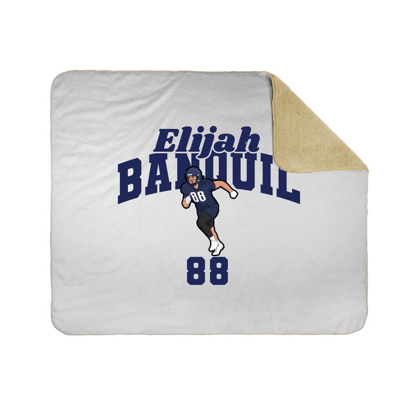 Throw Blanket — Signature Arch in White