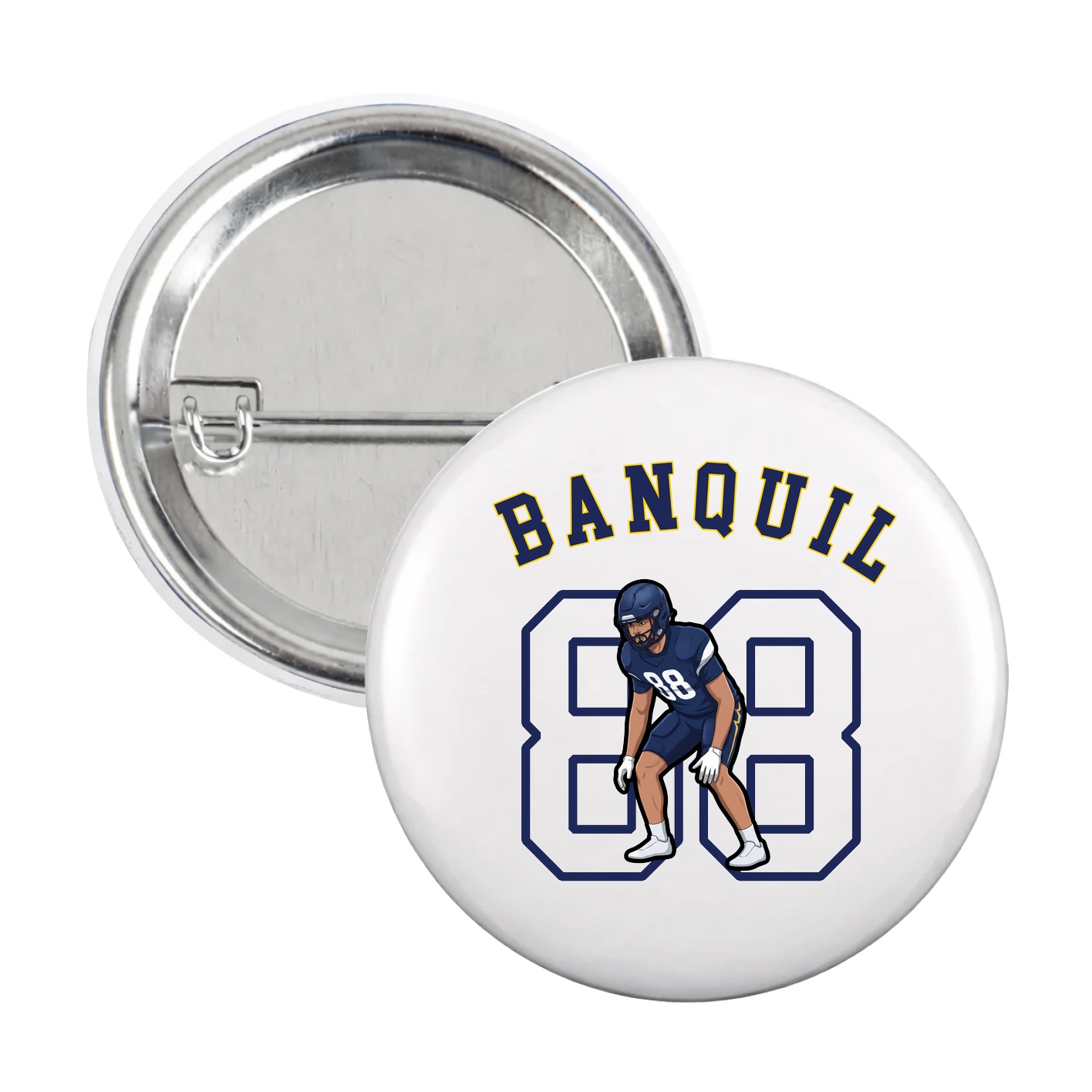 Game Day Button — Shirsey Arch in White