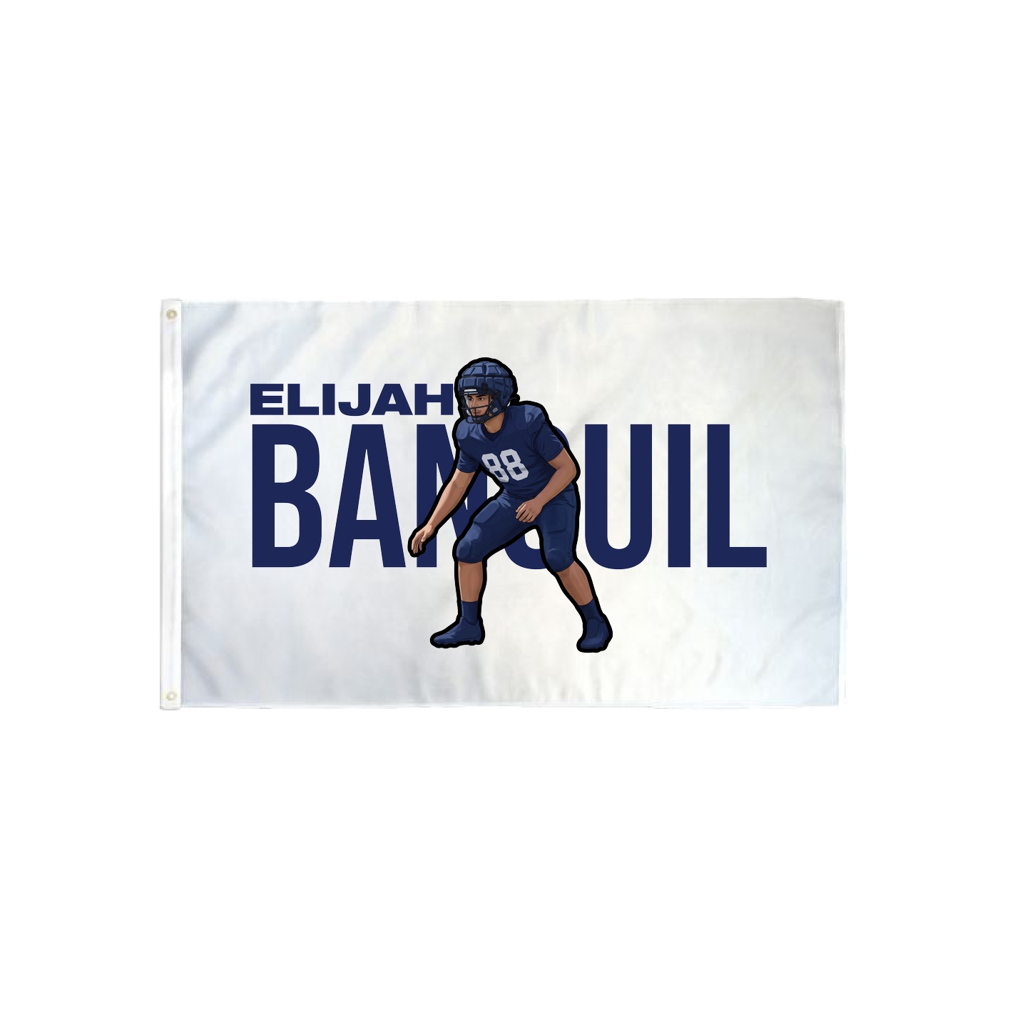 3x5 Flag — Player Name in Classic